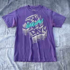 Men's Vintage Y2k 2000's DGK All Day Everyday Purple Skate Shop Shirt Sz Large